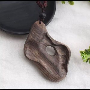 Premium Abstract Sandalwood Necklace